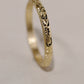 Dome Engraved Wedding Ring