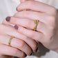 Laurel White Gold Diamond Twin Ring