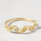 Diamond Leaf Ring