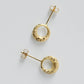 Marguerite Yellow Gold Diamond Earrings