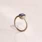 Bouquet Unheated Tanzanite Ring