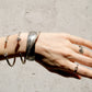 Arabesque White Gold Bangle