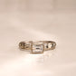Pillar White Diamond Ring