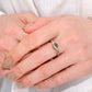 Pillar Green Diamond Ring
