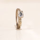 Pillar White Diamond Ring