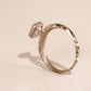 Pillar White Diamond Ring