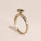 Pillar Green Diamond Ring