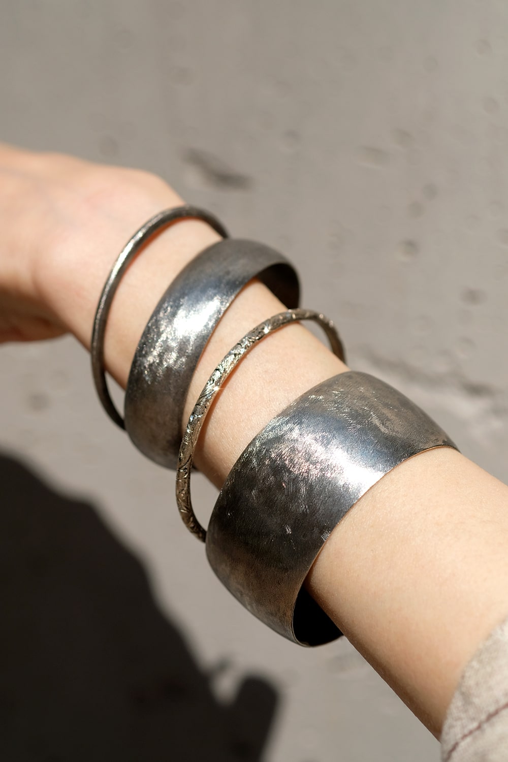 Silver Bangle Semi-Bold