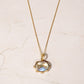 Rainbow Moonstone & Bekily Blue Garnet Necklace