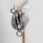 Silver Shell Earrings (Wave)