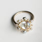 One Rainbow Moonstone Ring