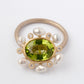 One Peridot Ring