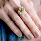 One Peridot Ring