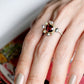 One Rhodolite Garnet Ring