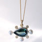One Sapphire Necklace