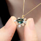One Sapphire Necklace