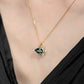 One Sapphire Necklace