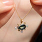 One Sapphire Necklace