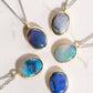 Opal Oval Necklace -Crystal-