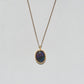 Opal Oval Necklace -Purple-