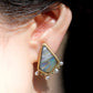 One Boulder Opal Earrings