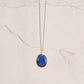 Opal Oval Necklace -Blue-
