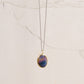 Opal Oval Necklace -Purple-