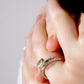 Pillar White Diamond Ring