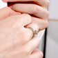 Pillar White Diamond Ring