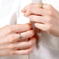 Pillar White Diamond Ring