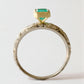 Pillar Emerald Ring (0.59ct)