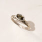 Pillar Green Diamond Ring