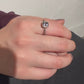 Bouquet Unheated Tanzanite Ring