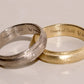 Dome Engraved Wedding Ring