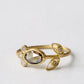 Brown Diamond Flower Ring