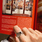 Sign Bicolor Sapphire Ring
