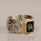 Sign Arabesque Bicolor Sapphire Ring