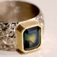 Sign Arabesque Bicolor Sapphire Ring