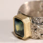 Sign Arabesque Bicolor Sapphire Ring
