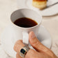 Sign Arabesque Bicolor Sapphire Ring