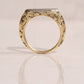 Arabesque White Gold Signet Ring