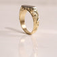 Arabesque White Gold Signet Ring