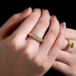 Arabesque White Gold Signet Ring