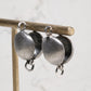 Silver Shell Earrings (Sand)