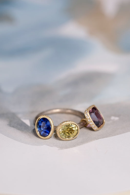 Skyscape Sapphire Ring