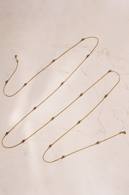 Star Diamond Necklace (Long)