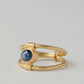 Orbit Star Sapphire Double Ring