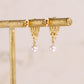 Halo Taper Diamond Earrings