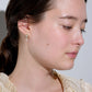 Halo Taper Diamond Earrings