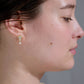 Halo Taper Diamond Earrings